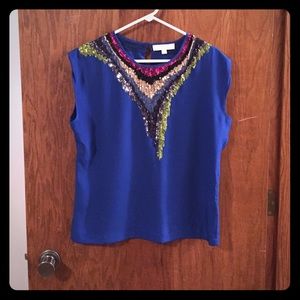 Sparkly Blue Top