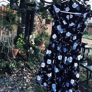 Gorgeous monochrome rose dress