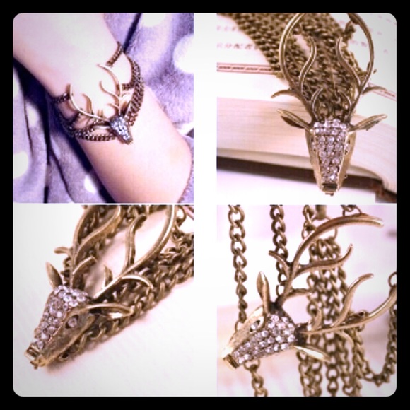 Deer head Golden Bracelet