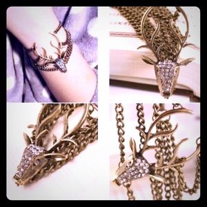 Deer head Golden Bracelet