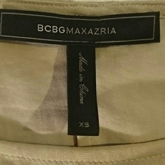 BCBG Coral Color Block Shirt - Picture 3 of 3