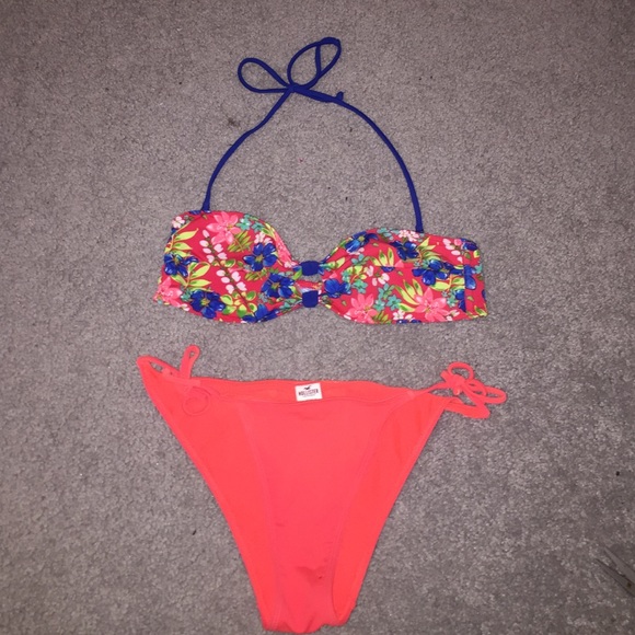 Hollister floral swimsuit