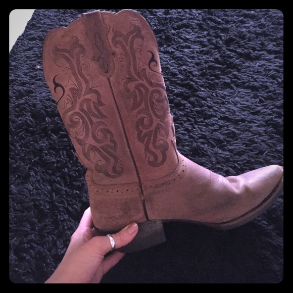 Justin's cowgirl boots