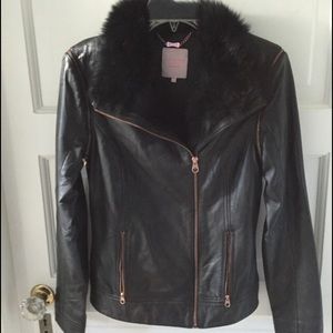Ted Baker leather jacket/vest