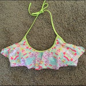 Victoria's Secret PINK Flounce Bikini Top