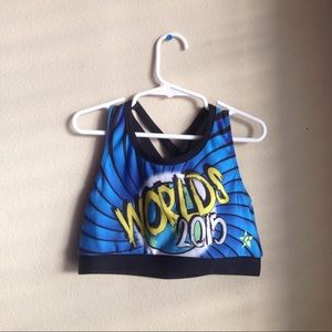 Worlds 2015 sports bra!