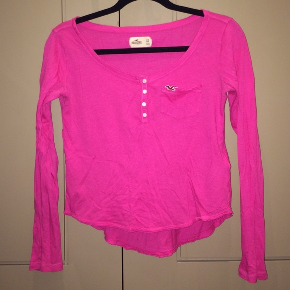 Pink Hollister shirt