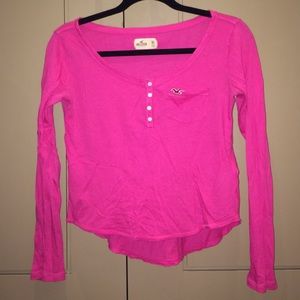 Pink Hollister shirt