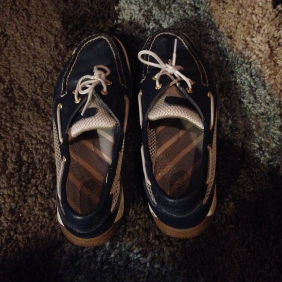 Dark Blue Sperry Top-Siders
