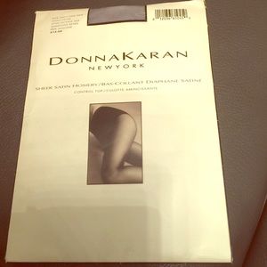 Donna Karan sheer satin hosiery