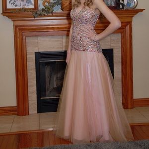Sherri Hill Strapless Prom Dress