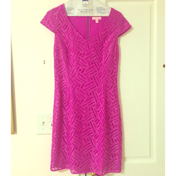 Lilly Pulitzer Dresses & Skirts - SALE! MUST GO! Lilly Pulitzer Pink Lace Dress