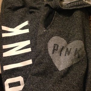 PINK banded boyfriend sweatpants