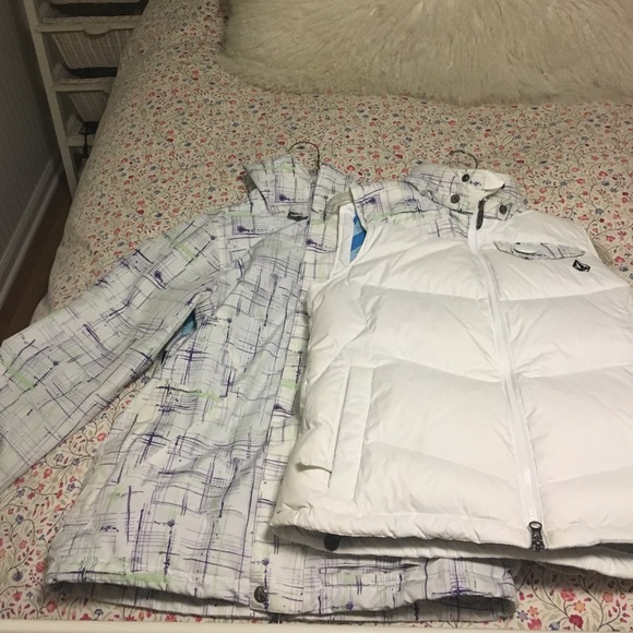 Volcom ski jacket and vest combo! - Picture 1 of 4