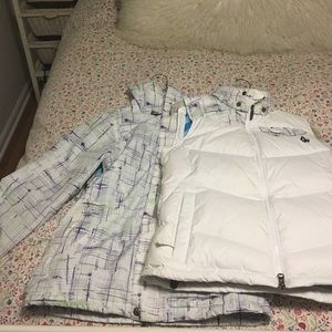 Volcom ski jacket and vest combo!
