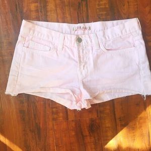 Light pink J Brand shorts