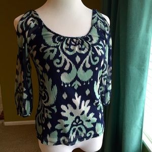 Pretty INC cold shoulder top