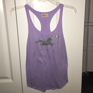 Purple Hollister Tank
