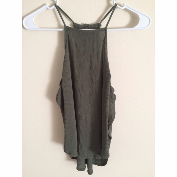 PacSun Tops - Olive green tank top