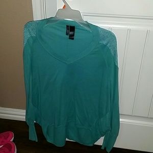 Bijou-Bijou teal sweater