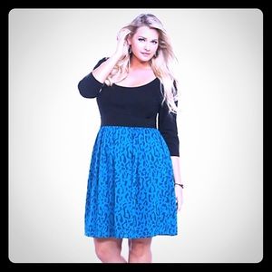 Torrid cheetah skater dress