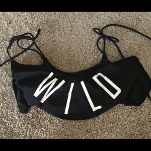 Victoria's Secret PINK flounce bikini top