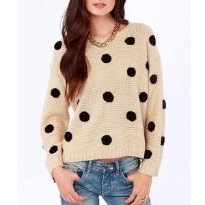 Polka Dot Lumiere sweater