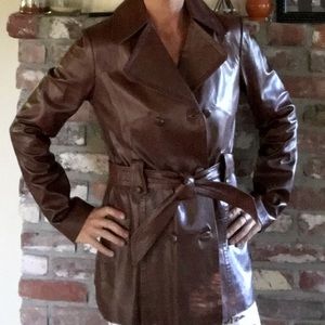 Genuine leather jacket.