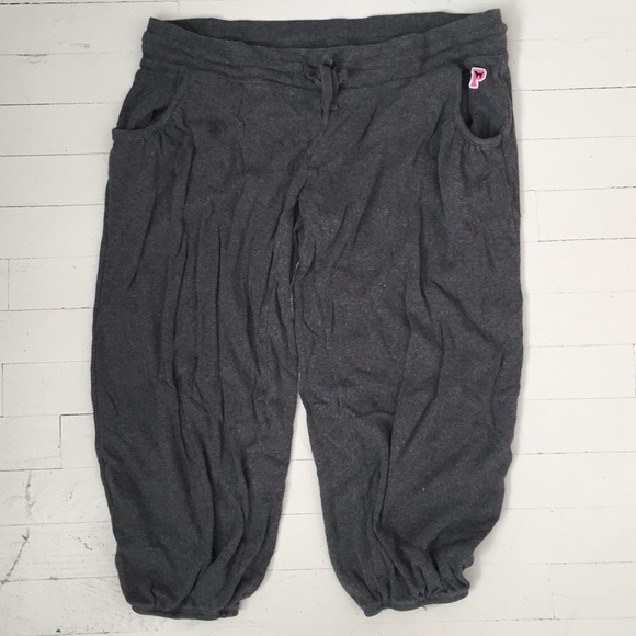 PINK Victoria's Secret Crop Sleep Pants- Small