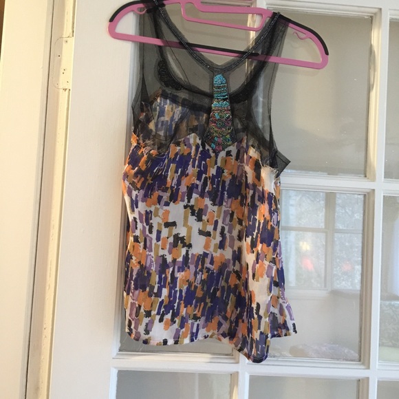 Beaded boho top