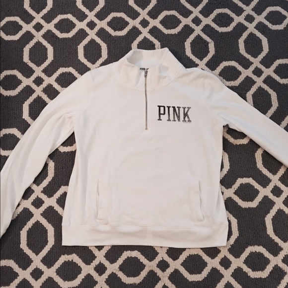 VS PINK half zip sweatshirt