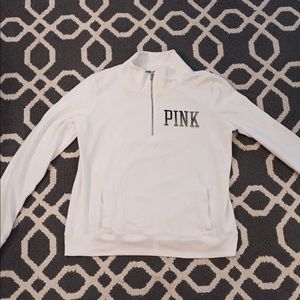 VS PINK half zip sweatshirt