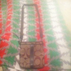 Authentic Coach cross body purse