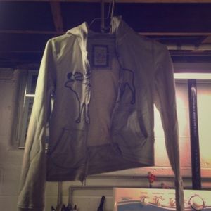 Abercrombie zip up gray