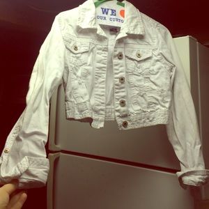 Rue 21 white jean jacket