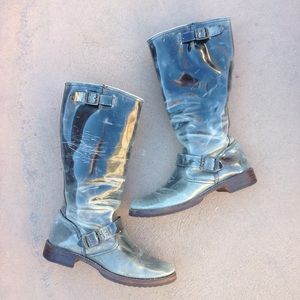 Frye Veronica Vintage Ombré Buckle Boots