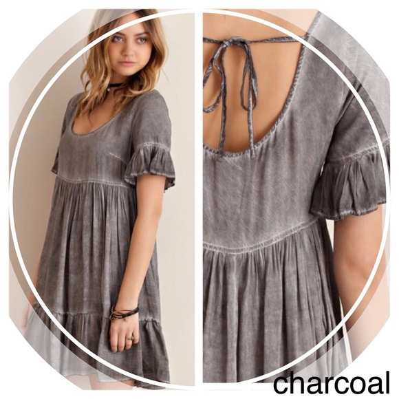 🌺HP 2/13,6/8🌺CHARCOAL IS IN! ACID WASH BABYDOLL! - Picture 2 of 2