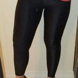 American apparel rib nylon spandex legging