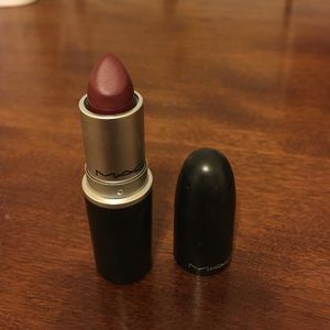 Mac lipstick in dark side.