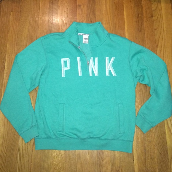 PINK Boyfriend quarter zip
