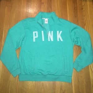 PINK Boyfriend quarter zip