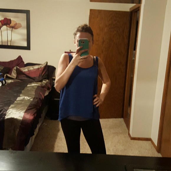 Blue tank