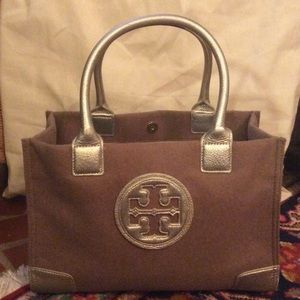Tory Burch Natural/Gold Handbag