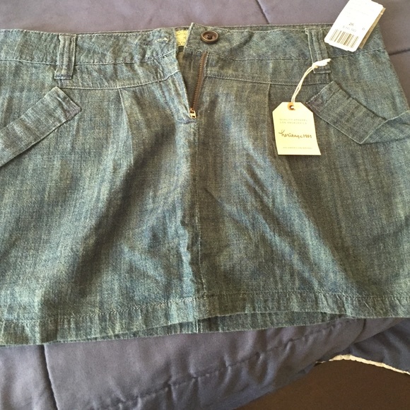 New with tags denim mini skirt