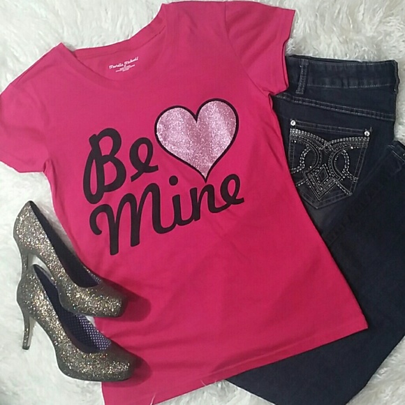 Pink Marielle Michaels Valentine Tee (M)