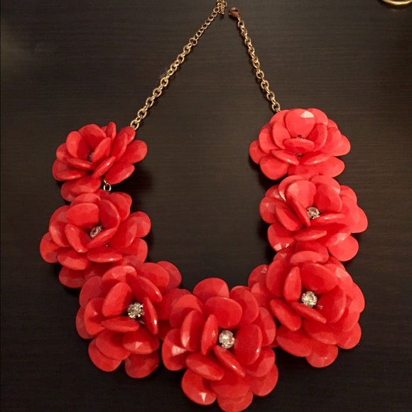 jcrew lookalike floral necklace