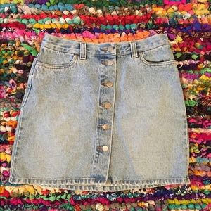 90's denim skirt