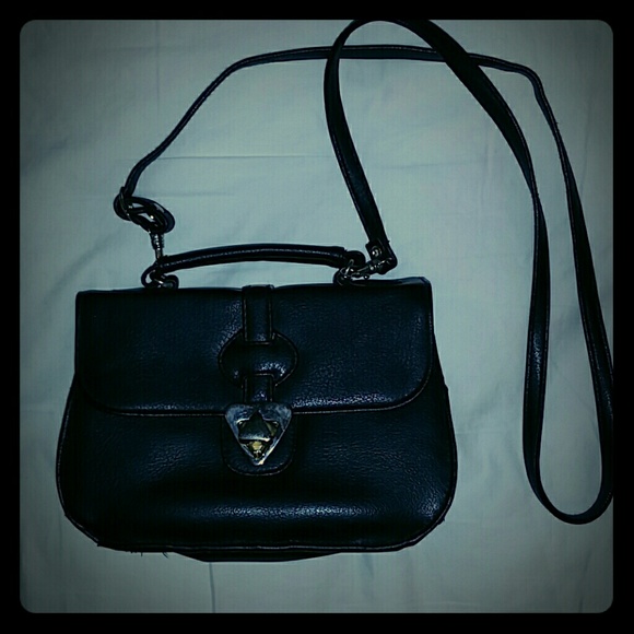 Vintage Shoulder Bag/Hand Bag with Triangle Clasp