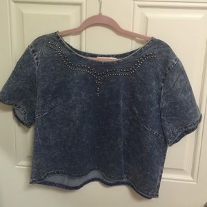 Denim Crop Top