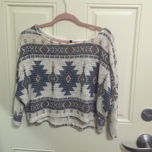 Aztec Crop Top